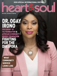 Minority-owned magazine Heart and Soul cover from 2020.