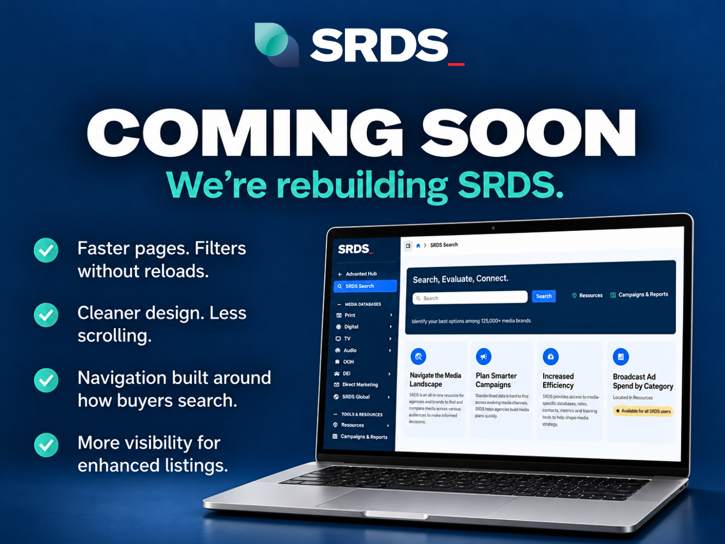 We're rebuilding SRDS